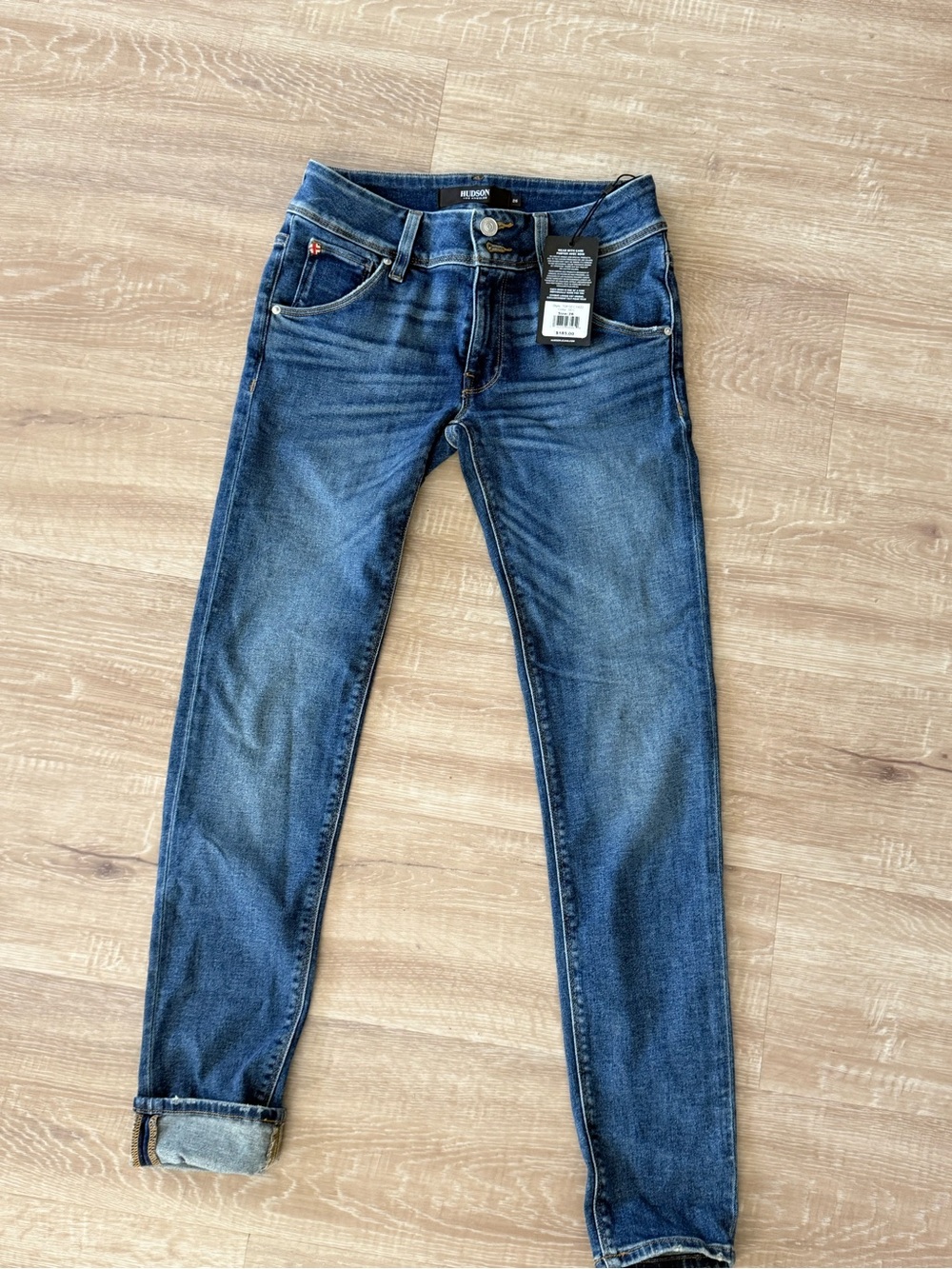 Hudson Jeans Women's Blue Skinny Stretch Denim